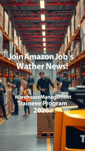 warehouse management trainee 2026